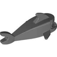 Animal Body Part, Shark Body, without Bottom Tube Dunkelblaugrau