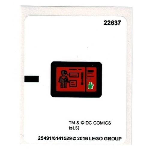 Sticker Sheet for Set 76044-1 [No Color/Any Color]