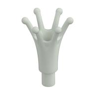 Headwear Accessory Crown Long with Bar Glow in Dark White