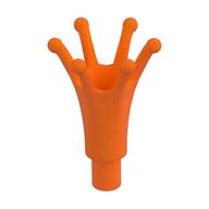 Headwear Accessory Crown Long with Bar Orange