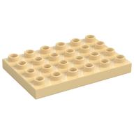 Duplo Plate 4 × 6 Tan