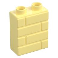 Duplo Brick 1 × 2 × 2 Brick Effect Bright Light Yellow