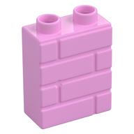 Duplo Brick 1 × 2 × 2 Brick Effect Leuchtrosa