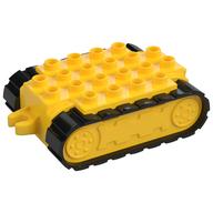 Duplo Caterpillar Chassis/Base Assembly Gelb