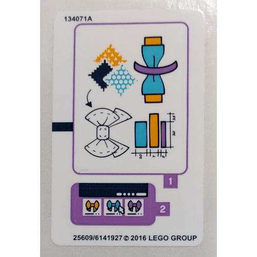 Stickerbogen für Set 41115-1 [Keine Farbe/Beliebige Farbe]