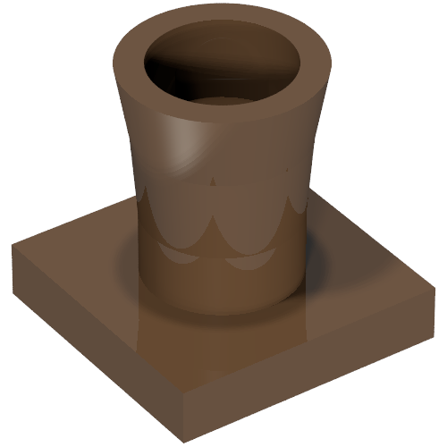 Plant, Palm Tree Base Braun