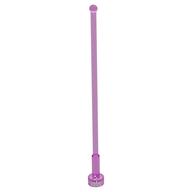 Antenna 8H Whip Transparent-Dunkelrosa