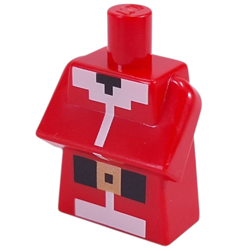 Torso Special, Long with Folded Arms with Santa Suit print Rot