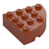 Brick Round Corner 4 × 4 Full Brick Dark Orange