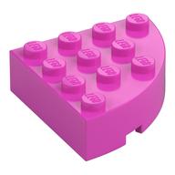 Brick Round Corner 4 × 4 Full Brick Dark Pink
