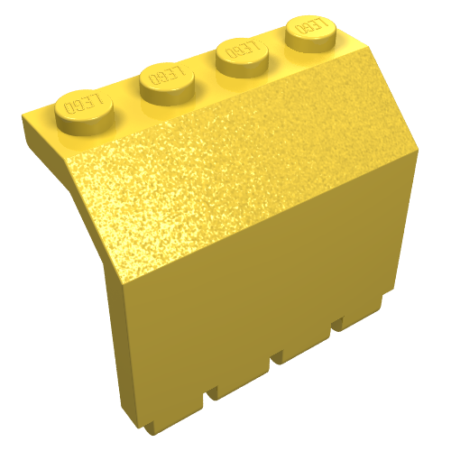 Hinge Panel 2 × 4 × 3 1/3 Yellow