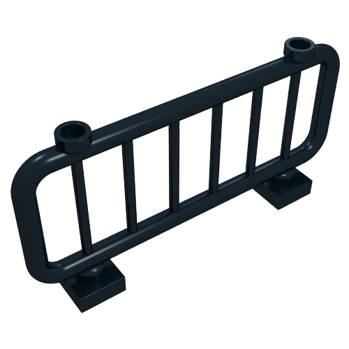 Fence / Bar 1 × 8 × 3 Black