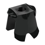 Minifig Neckwear Armor Breastplate with Leg Protection [Plain] Black