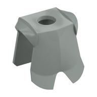 Minifig Neckwear Armor Breastplate with Leg Protection [Plain] Hellgrau