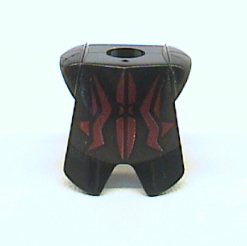 Minifig Neckwear Armor Breastplate with Leg Protection, Vladek Geometric Print Schwarz