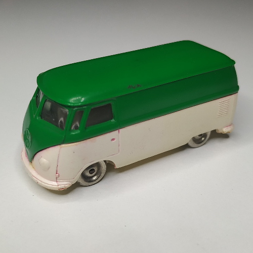 HO Scale VW Van - White Base Green