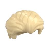 Hair Swept Back with Slight Widow's Peak and Short Side Burns [Plain] Tan
