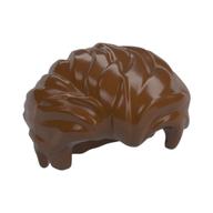 Hair Swept Back with Slight Widow's Peak and Short Side Burns [Plain] Reddish Brown