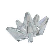 Headwear Accessory Crown / Tiara, 5 Points in Opal Trans-Clear