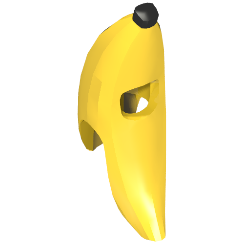 Costume Banana Suit with Black Tips Yellow