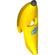 Costume Banana Suit with Blue Label Print Gelb