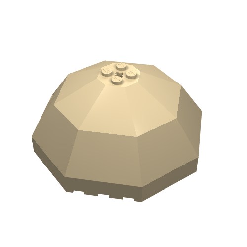 Windscreen 10 × 10 × 4 Octagonal Canopy Beige