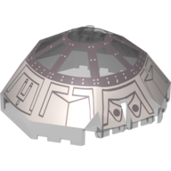 Windscreen 10 × 10 × 4 Canopy Octagonal with TIE Advanced Print Transparent