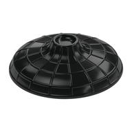 Hat Conical Asian with Raised Center Black