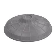 Hat Conical Asian with Raised Center Mattsilber