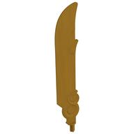 Large Figure Weapon Sword with Axle in Perlgold