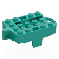 Vehicle Base, Roller Coaster Car 4 × 5 Dark Turquoise