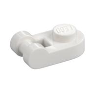 Plate Special 1 × 1 Rounded with Handle White