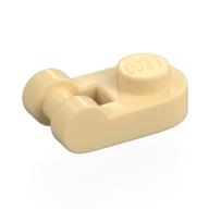 Plate Special 1 × 1 Rounded with Handle Tan