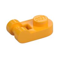Plate Special 1 × 1 Rounded with Handle Bright Light Orange