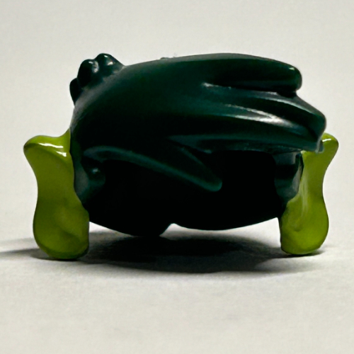 Hair Swept Forward with Lime Ears (Beastboy) Pattern Dark Green