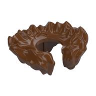 Minifig Neckwear Fur Collar Reddish Brown
