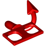 Minifig Hipwear Tail Imp / Devil Costume Rot
