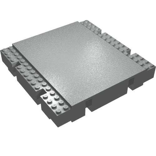 Baseplate Raised 16 × 16 × 2 1/3 Platform