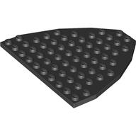 Wedge Plate 9 × 10 Boat Bow in Black