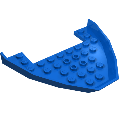 Boat Hull Section, Bow Top 8 × 10 × 1