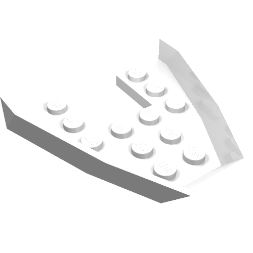 Bootsrumpfabschnitt, Bug oben 6 × 6 × 1