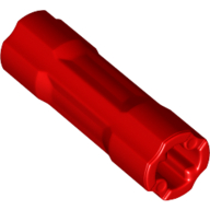 Technic Driving Ring Connector Smooth [4 rounded side walls] Rot