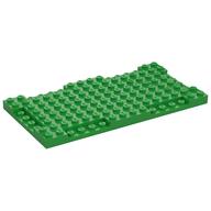 Plate Special 8 × 16 × 2/3 with Six Recessed Edges Bright Green
