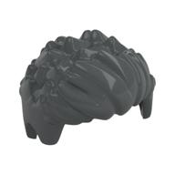 Hair Short Pointy, Wavy in Front Dark Bluish Gray