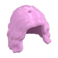 Hair Long Wavy/Curly in Bright Pink