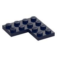 Plate 4 × 4 Corner Dark Blue