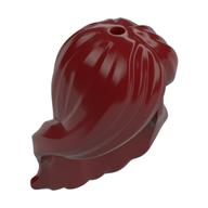 Hair Long, Wavy Across Face Dark Red