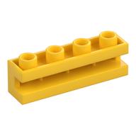 Stein speziell 1 × 4 mit Rille Gelb