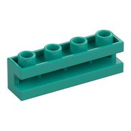 Brick Special 1 × 4 with Groove Dark Turquoise