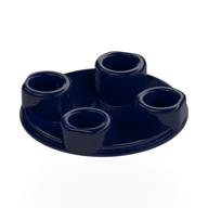Plate Round 2 × 2 with Rounded Bottom [Boat Stud] Dark Blue